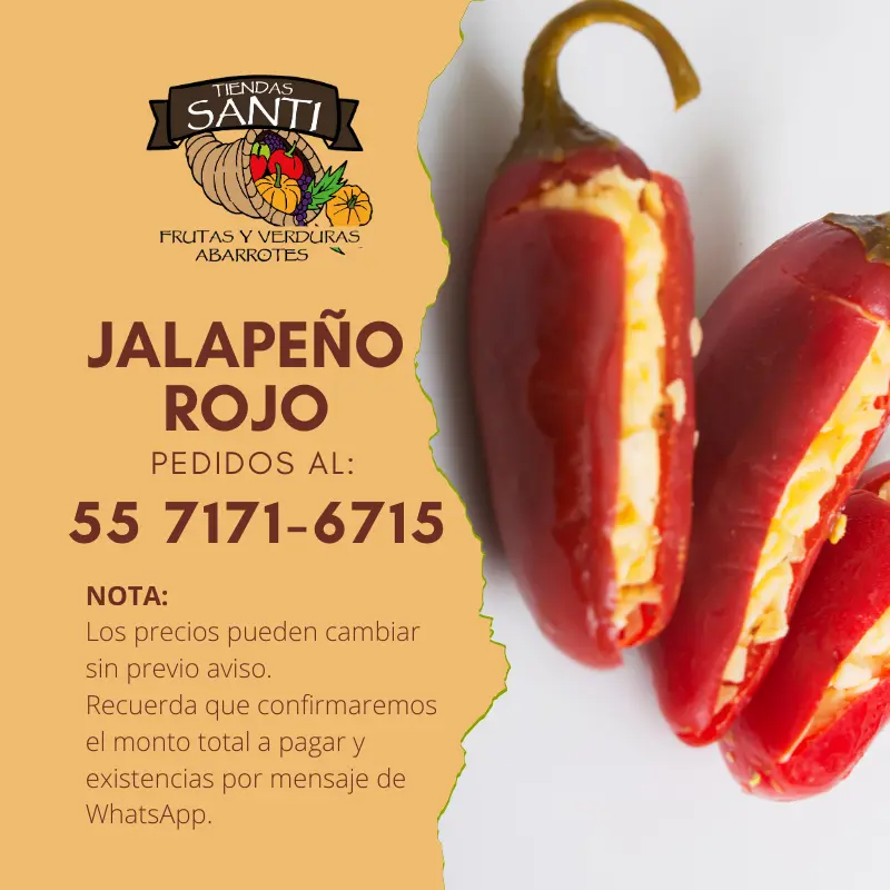 JALPEÑO ROJO