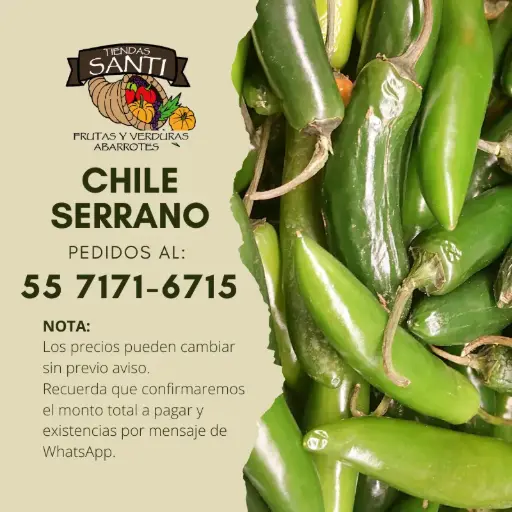 [SERRANO] CHILE SERRANO