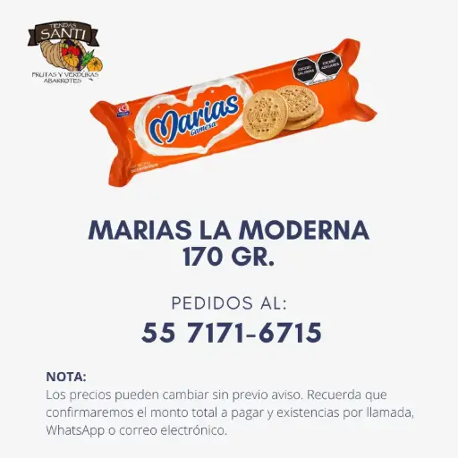 MARIAS LA MODERNA 170 GR.